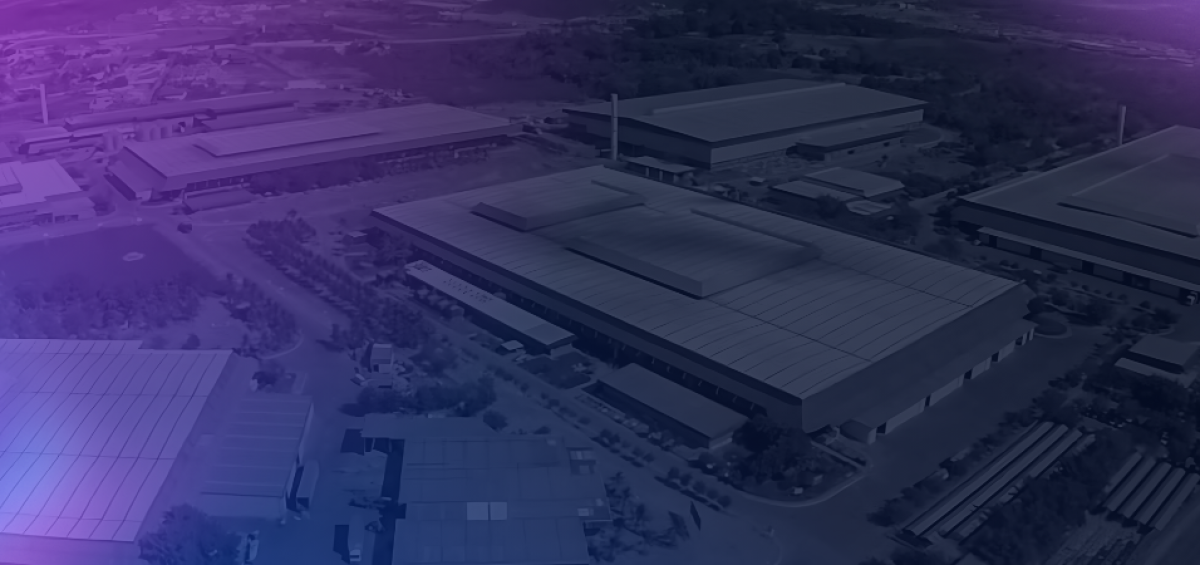 Imagem aérea da fábrica da Grendene, ilustrando o case de sucesso na gestão de incentivo fiscal com soluções estratégicas para maximizar benefícios tributários.