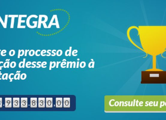 Banner do Programa Reintegra com troféu dourado, destacando o incentivo fiscal à exportação e a possibilidade de maximizar os ganhos das empresas exportadoras.