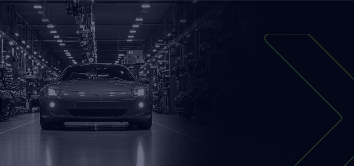 Carro em uma linha de produção automotiva, representando o programa MOVER e as empresas habilitadas no setor. Imagem da Becomex.