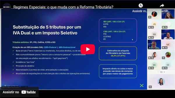Live Reforma Tributária